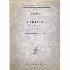 Partitas Volume 1 Piano