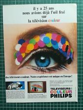 1105 Advertising circa 1960 Philips Color TV