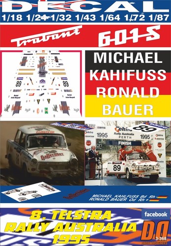 Decal trabant p601 michael - decal,