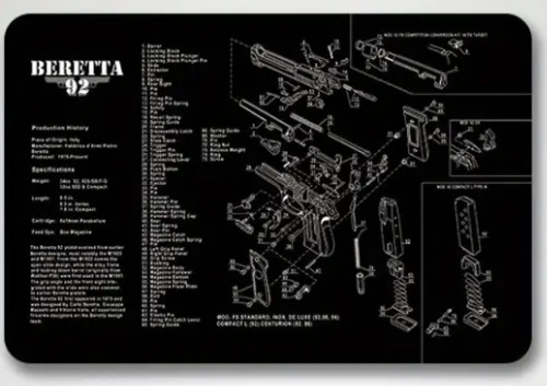 Tapis nettoyage beretta 3mm - de,