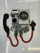 Téléphone mural ancien Essen vernis aluminium ancien étincelle déco nautique ...