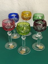 Verres à liqueur en cristal