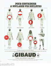 ADVERTISING ADVERTISING 036 1979 Dr Gibaud belt knee brace sheath elbow