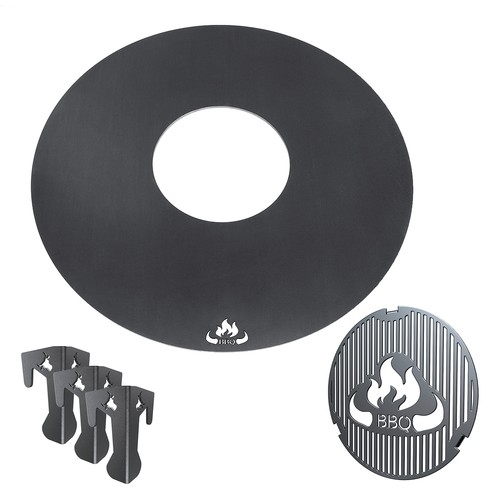 Grill set teilig - 3-teilig, grillring