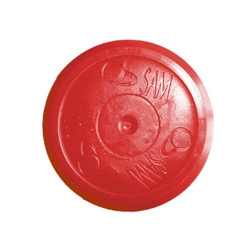 Palet puck rond rouge pour - palet,,