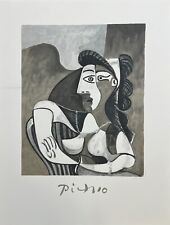 Pablo Picasso, Femme Accoudée au Fauteuil, Lithographic Poster