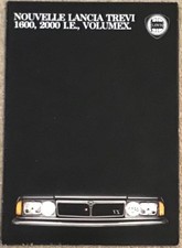 LANCIA TREVI Sales Brochure JULY 1983 #88799299 FRENCH TXT 1600 2000i.e. VOLUMEX