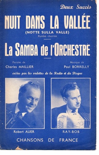 Partition 1955 accordéon - partition,