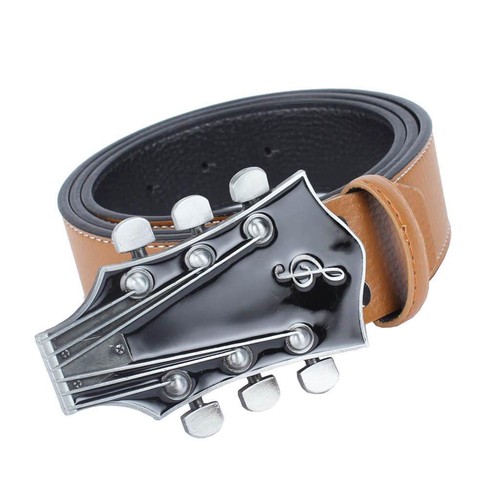 Ceinture marron guitare - ,