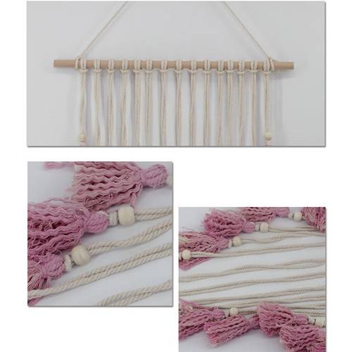 Accroche murale deco macramé - accroche,