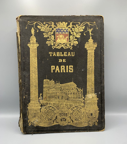 Livre ancien 1853 - , tableau