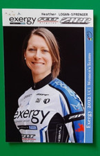 CYCLISME carte cycliste HEATHER LOGAN-SPRENGER équipe EXERGY 2012