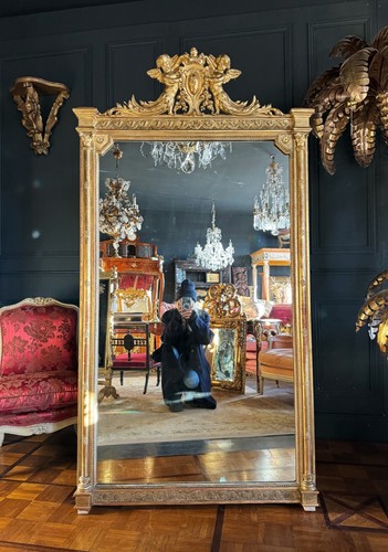 Miroir cheminée - de,