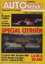 AUTO HEBDO n°464 28/03/1985