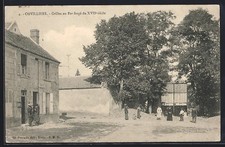 Old postcard Orvilliers, wrought iron grilles from the seventeenth century 1904 