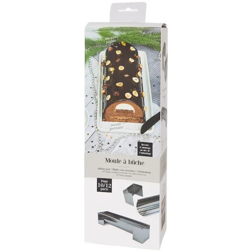 Moule buche inox 31 x - a,