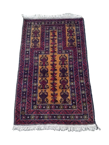 Tapis afghan fait main 140cm - afghan,