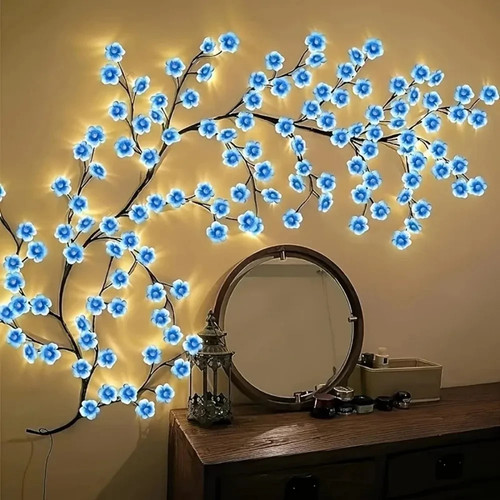 Guirlande lumineuse fleurs - guirlande, en