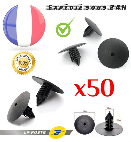 X50 clips fixation - fixation, garniture