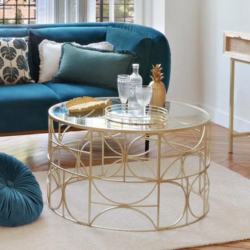 Table basse ronde design - table,