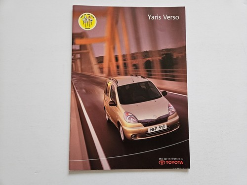 Toyota yaris verso brochure - toyota,