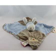 Doudou plat Ane Paco bleu