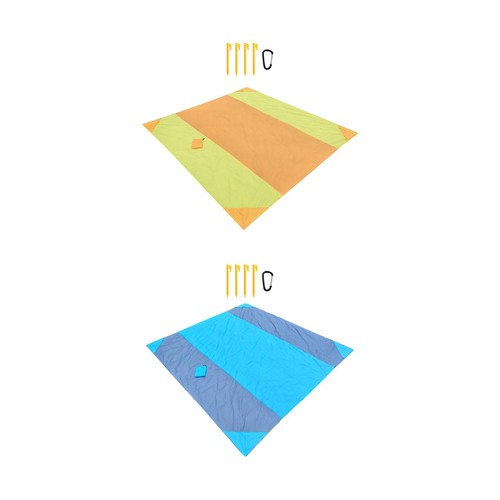 Tapis plage pliable - tapis,