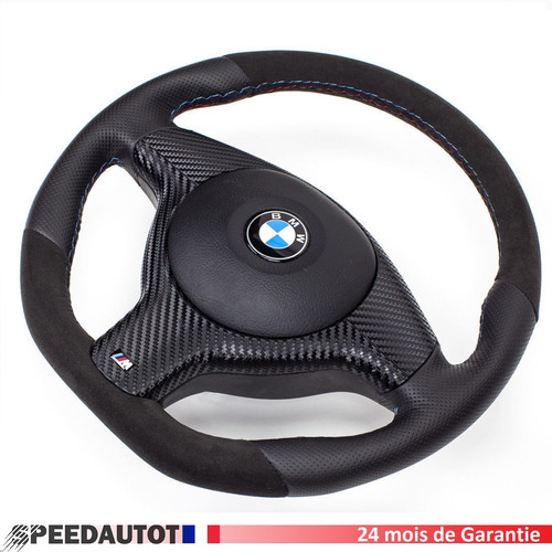 Volant aplati cuir - , alcantara