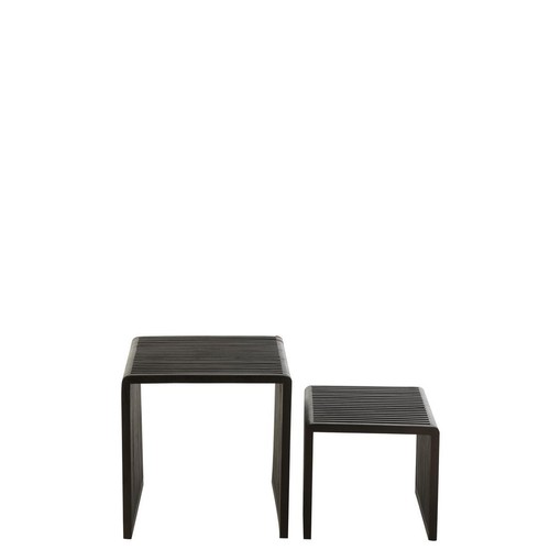Lot tables basses - lot, bois