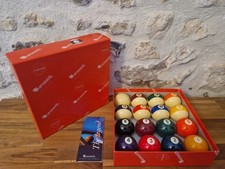 BILLES BILLARD AMERICAIN ARAMITH CONTINENTAL 57,2 MM 2 1/2" POOL BALL NEUF