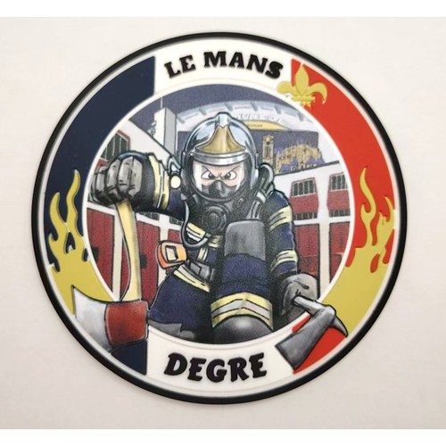 Ecussons pompiers lemans degre - ecussons,