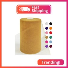 Gold Tulle Fabric Roll 6 Inch