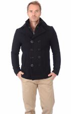 SCHOTT NYC Cyclone 2 , Caban Manteau Duffle Coat Bleu Marine , Neuf T. S