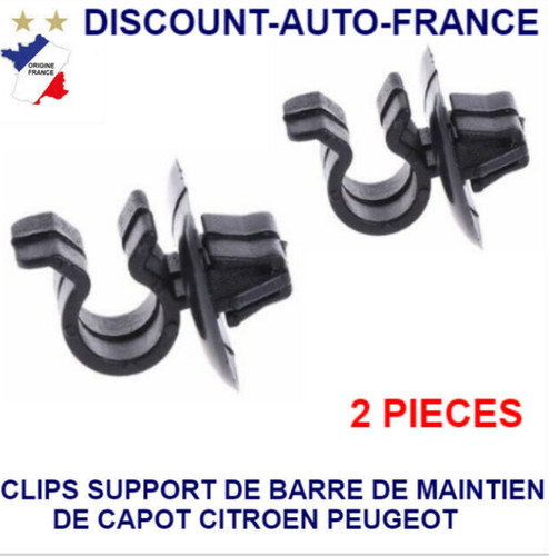 Clips attache barre capot - clips,