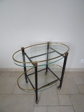 old rolling dessert MATHIEU MATEGOT rolling table rigidulle design 1955