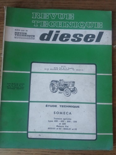 Someca tracteur 400 450 500 - someca,