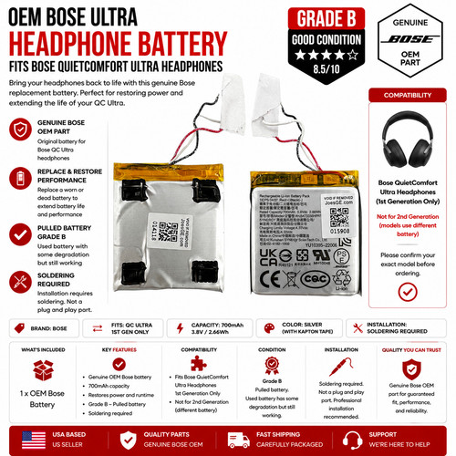 Bose 440108 batterie 700mah - 440108,