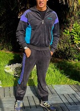 Challenger Adidas rare ! tracksuit England 80' velours & vintage