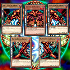 EXODIA THE FORBIDDEN COMPLETE SET 5 PIECES OF ITALIAN LDK2 ARM LEG Yugioh!