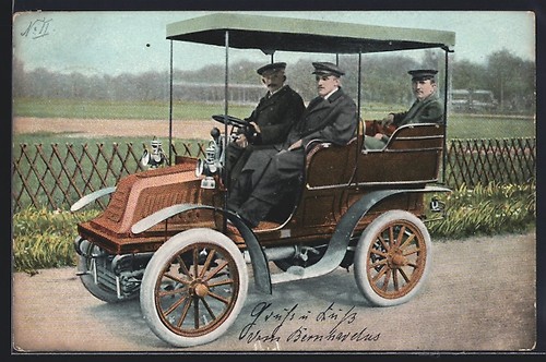 Carte postale auto - postale, de