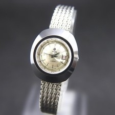 Montre Rado Diastar femme automatique argent 26 mm vintage date ronde...