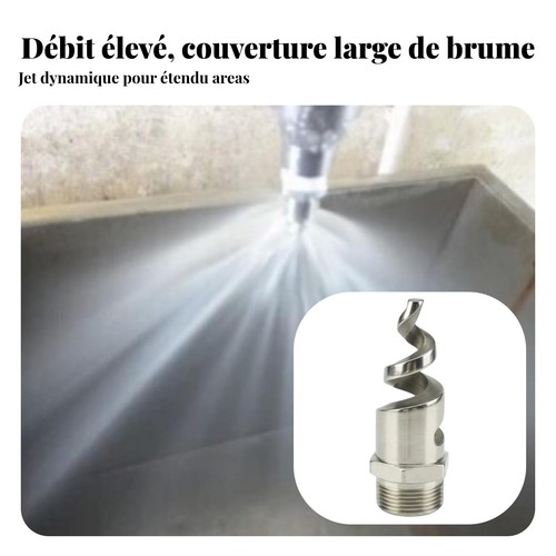 Buse spirale acier - spirale, en
