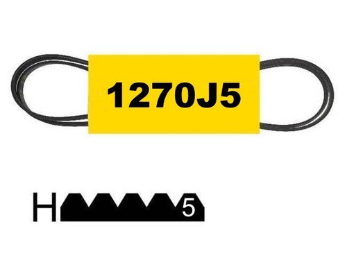 Courroie 1270j5 poly 1270mm - poly,