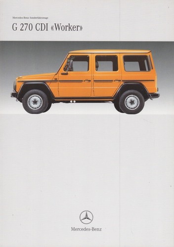 Catalogue brochure mercedes - brochure,