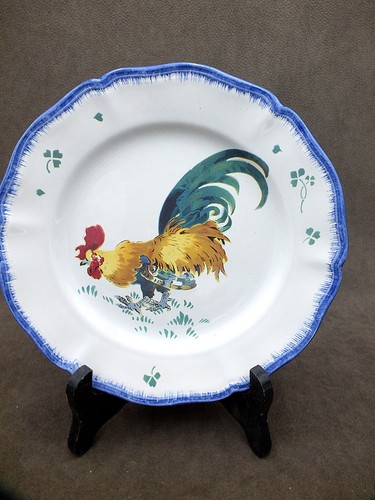 Luneville assiette dessert - luneville-assiette, a