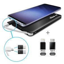 Power Bank Chargeur Batterie Externe Portable USB C iPhone 5v Pour Telephone