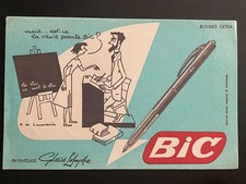 ADVERTISING BLOTTER "LE PEN BALLPOINT BIC - GALERIE LAFAYETTE "