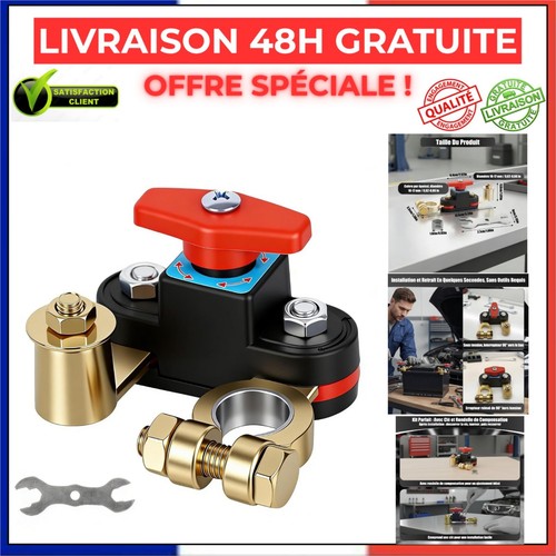 Coupe circuit batterie voiture - coupe-circuit,