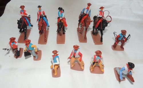Lot figurines plasty west - lot,