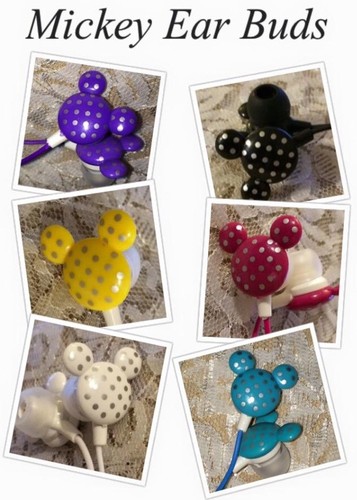 Mickey shaped ear buds - mickey,